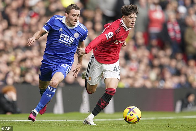 Alejandro Garnacho (right) has reportedly agreed a new long-term deal with Manchester United