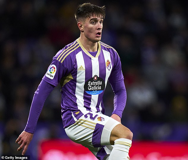 Real Valladolid are reportedly still open to selling right back Ivan Fresneda during the window
