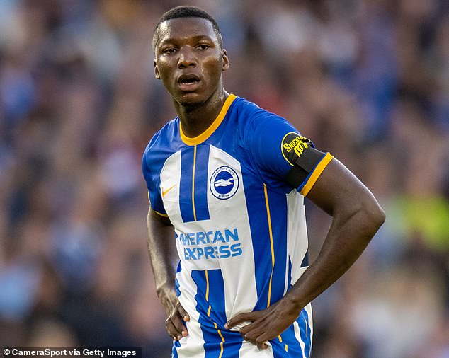Moises Caicedo started his re-integration into Brighton's first-team squad on Wednesday