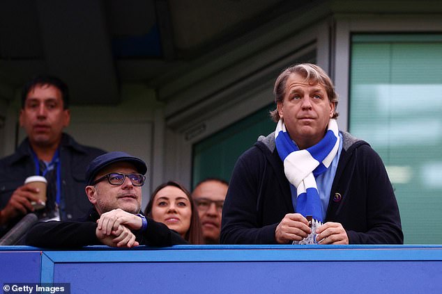 Chelsea, under owner Todd Boehly (right), splashed out £323m in the January transfer window