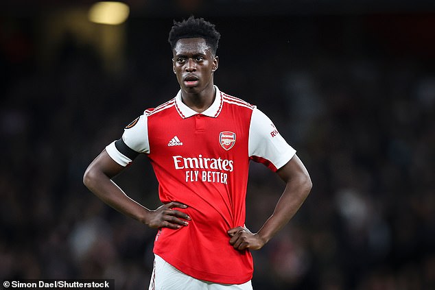 Crystal Palace are keen on signing Arsenal's Albert Sambi Lokonga on loan