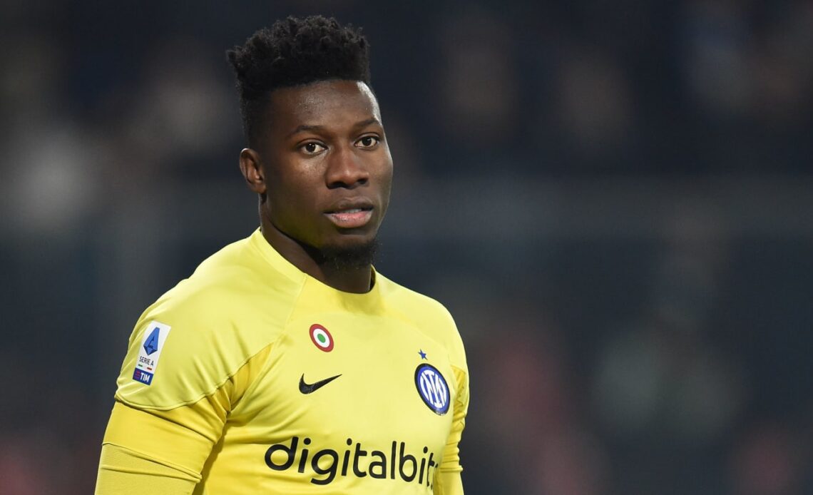 Inter alert clubs to availability of Andre Onana