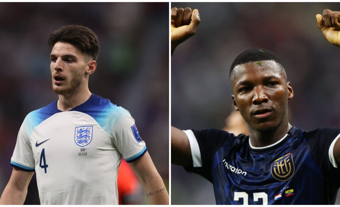 Reported Arsenal targets Declan Rice and Moises Caicedo