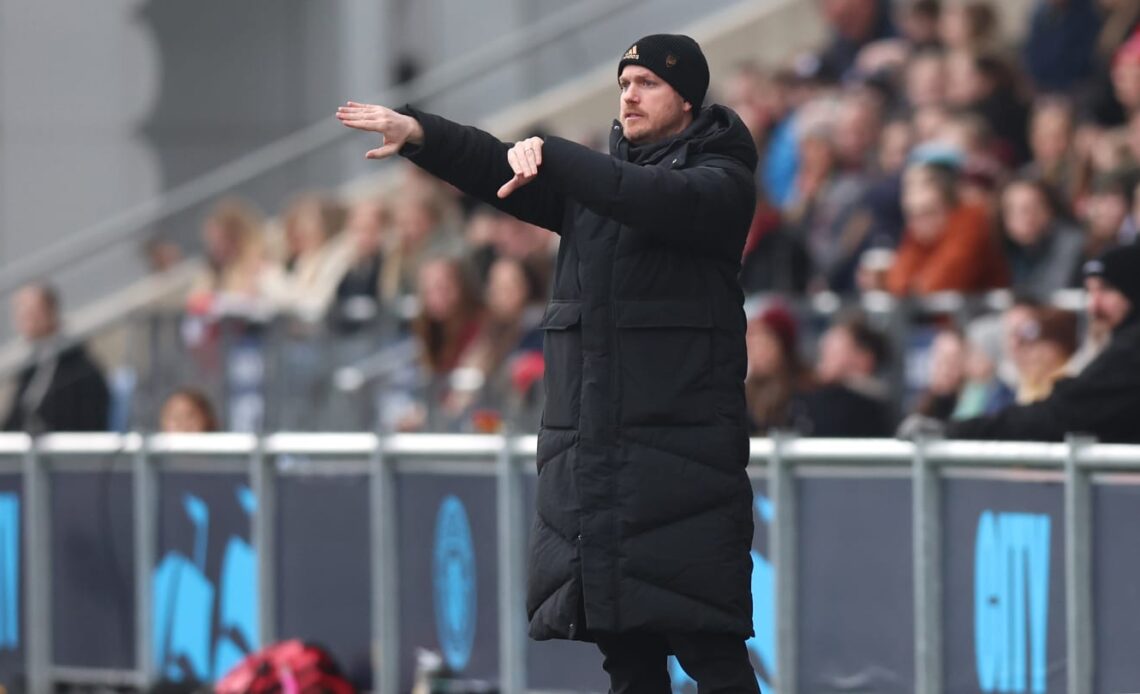 Jonas Eidevall admits Arsenal first half display vs Man City among worst of his tenure