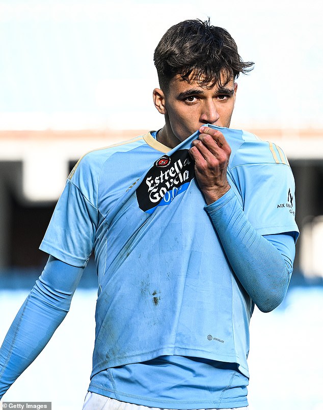 Manchester United and Arsenal are set to battle it out for Celta Vigo wonderkid Gabri Veiga