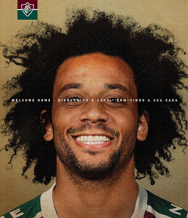 Former Real Madrid defender Marcelo has rejoined Fluminense after leaving Olympiacos