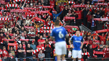 Anfield will host the Merseyside derby