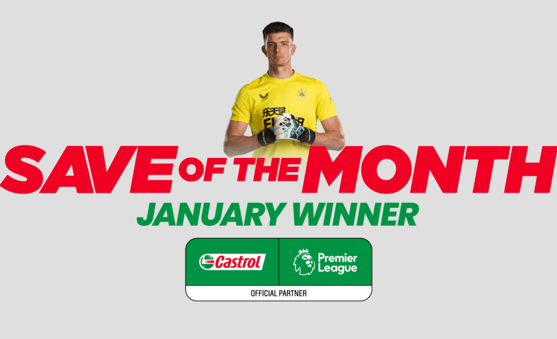 Nick Pope wins January Castrol Save of the Month award