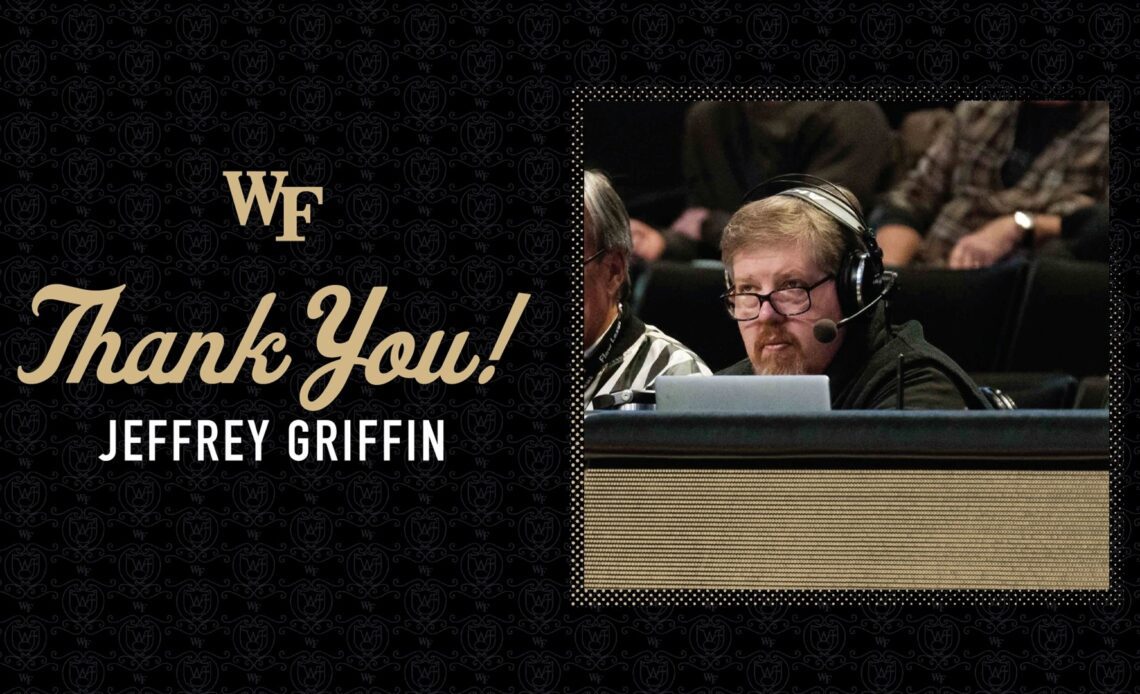 Thank You, Jeffrey! Lifelong Demon Deacon Jeffrey Griffin Announces Retirement as Public Address Announcer for Wake Forest Athletics