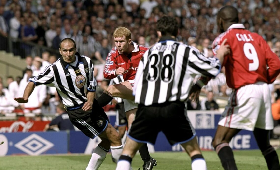 The last time Man Utd and Newcastle contested a cup final