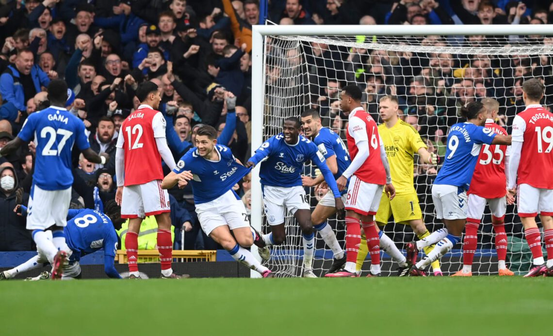 Twitter reacts as Everton stun Arsenal in Sean Dyche's first game