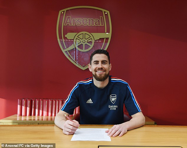Jorginho has swapped Chelsea for Arsenal after joining the Gunners for £12million