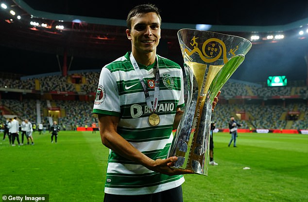 He won the Primeira Liga championship with the Lisbon-based side in the 2020-21 season