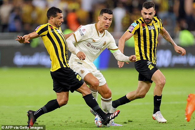 Ronaldo has found his shooting boots after signing for Al-Nassr but has had a dip recently