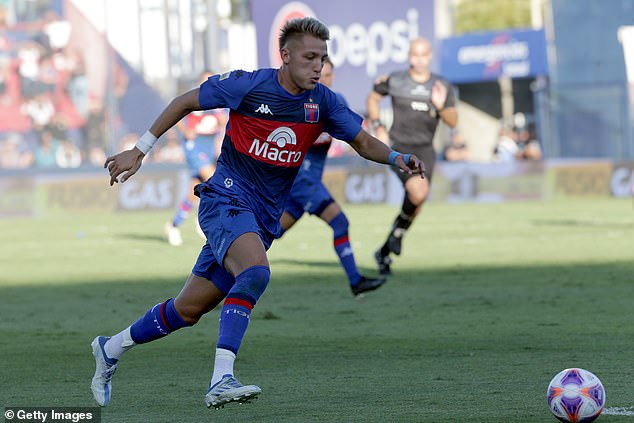 The 23-year-old has scored 37 goals in 46 games for Tigre since joining on loan in February