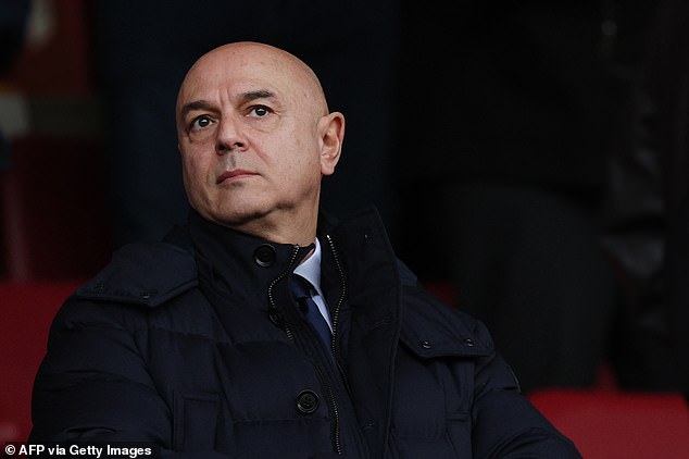 Tottenham chairman Daniel Levy (pictured) wants to find out whether the German would be open to joining Spurs