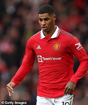 Striker Marcus Rashford is out of contract next year