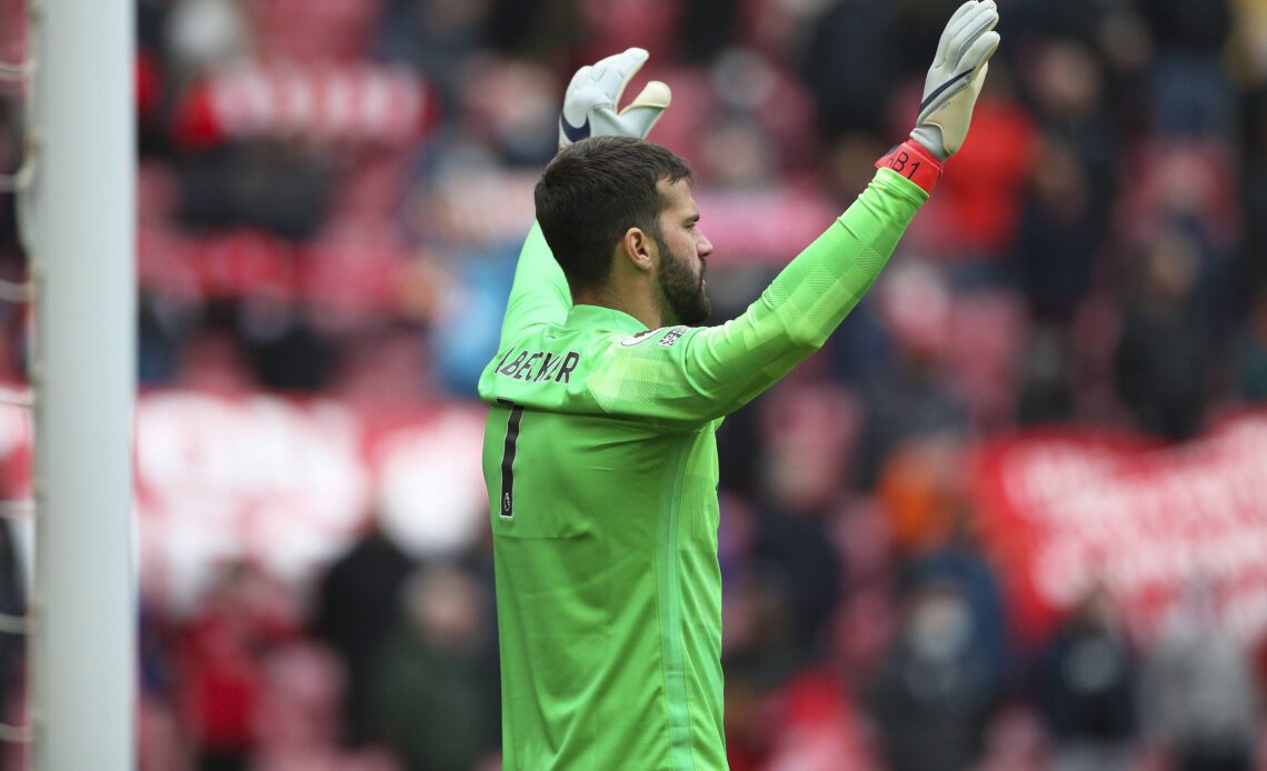Alisson unhappy with the 'lack of attitude' from his teammates against Real Madrid