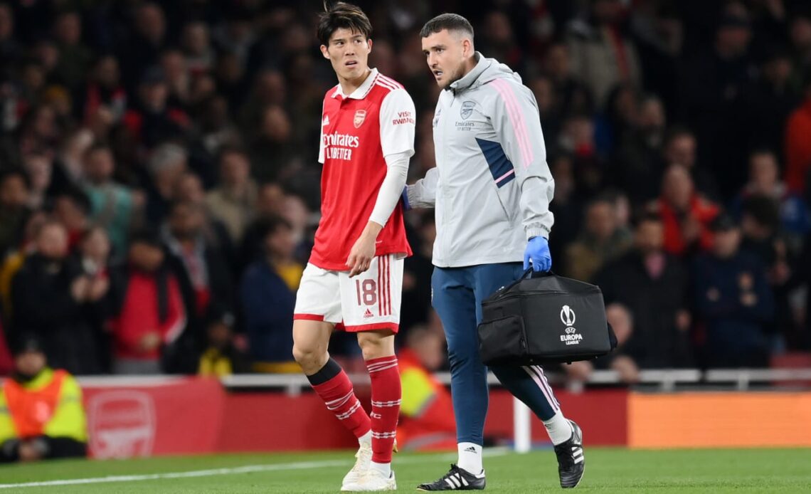 Arsenal learn severity of Takehiro Tomiyasu knee injury