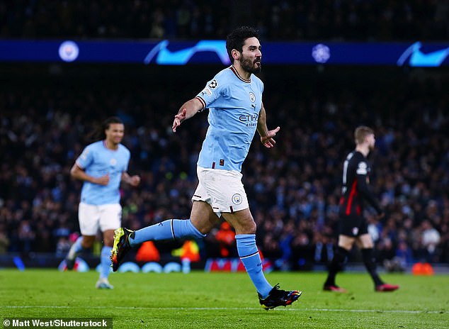 Ilkay Gundogan's contract at Man City expires at the end of the season after seven years there