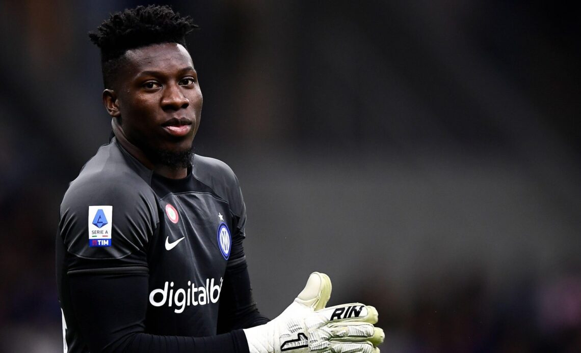 Reported Chelsea target Andre Onana during a match