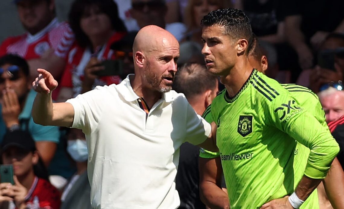 Erik ten Hag discusses decision to drop Cristiano Ronaldo vs Liverpool in August