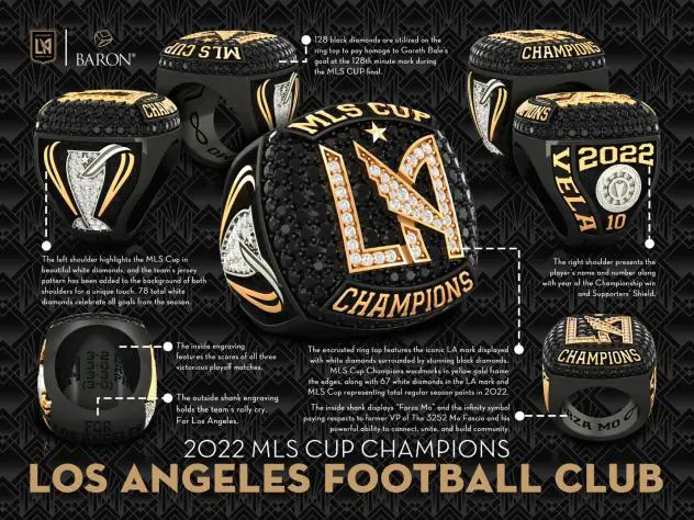 LAFC MLS Cup championship ring