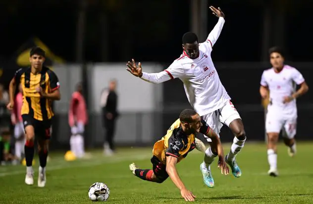 Phoenix Rising FC's Mohamed Traore in action
