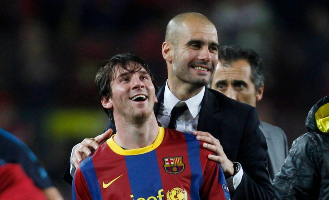 The most-used XI of Guardiola's managerial career: Messi, Pique, KDB...