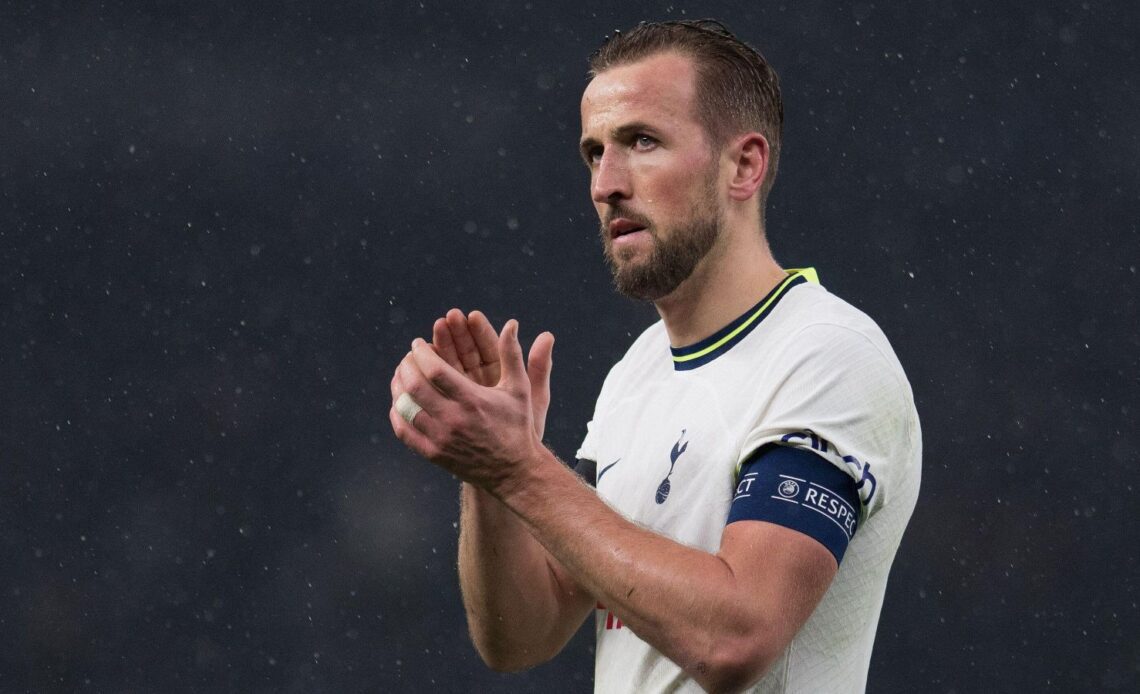 Harry Kane claps the supporters