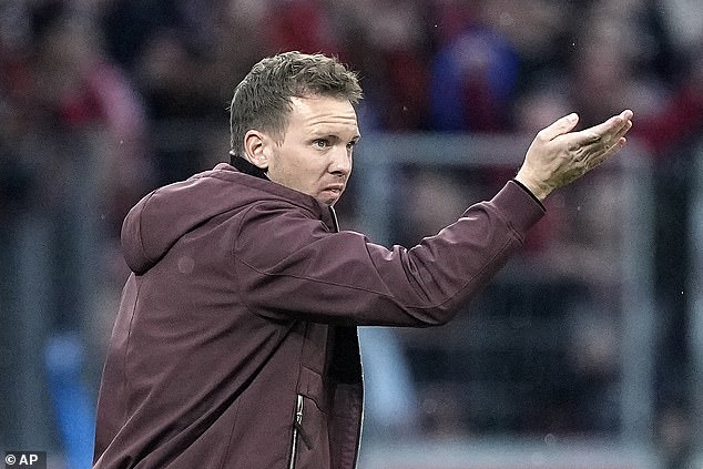 Tottenham want to hold talks with Julian Nagelsmann - who is set to sacked by Bayern Munich