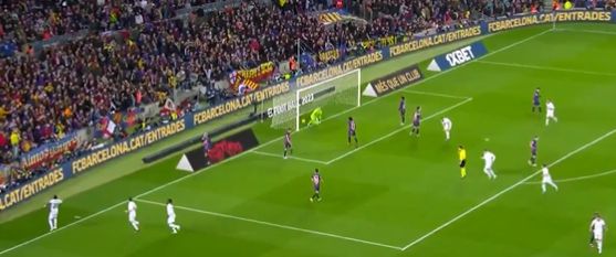 Video: Ronald Araujo turns Vinicius Jr's cross in the back of his own net as Real Madrid take the lead vs Barcelona