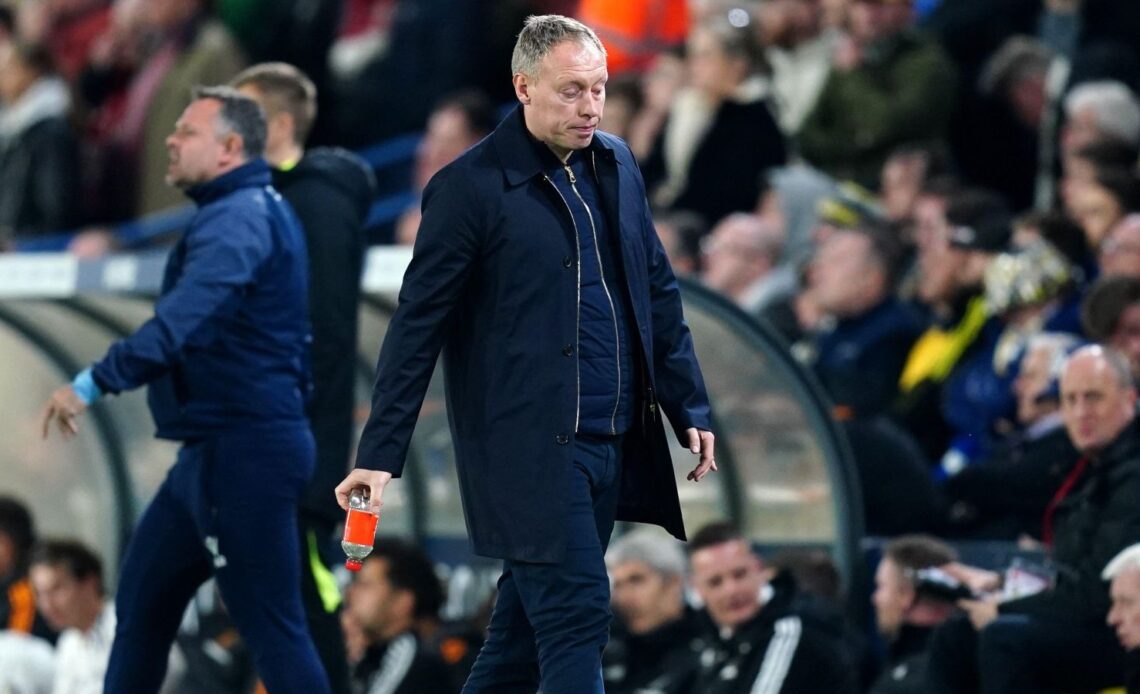 Leeds v Forest - Steve Cooper looks dejected