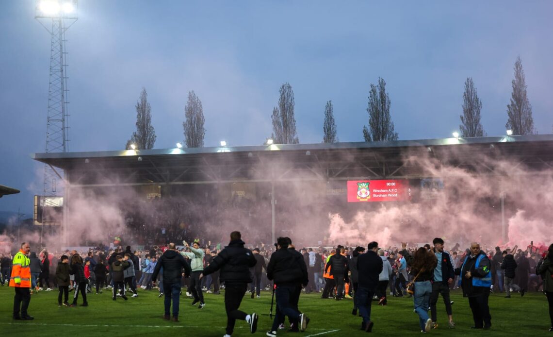 How Wrexham celebrated promotion to League Two