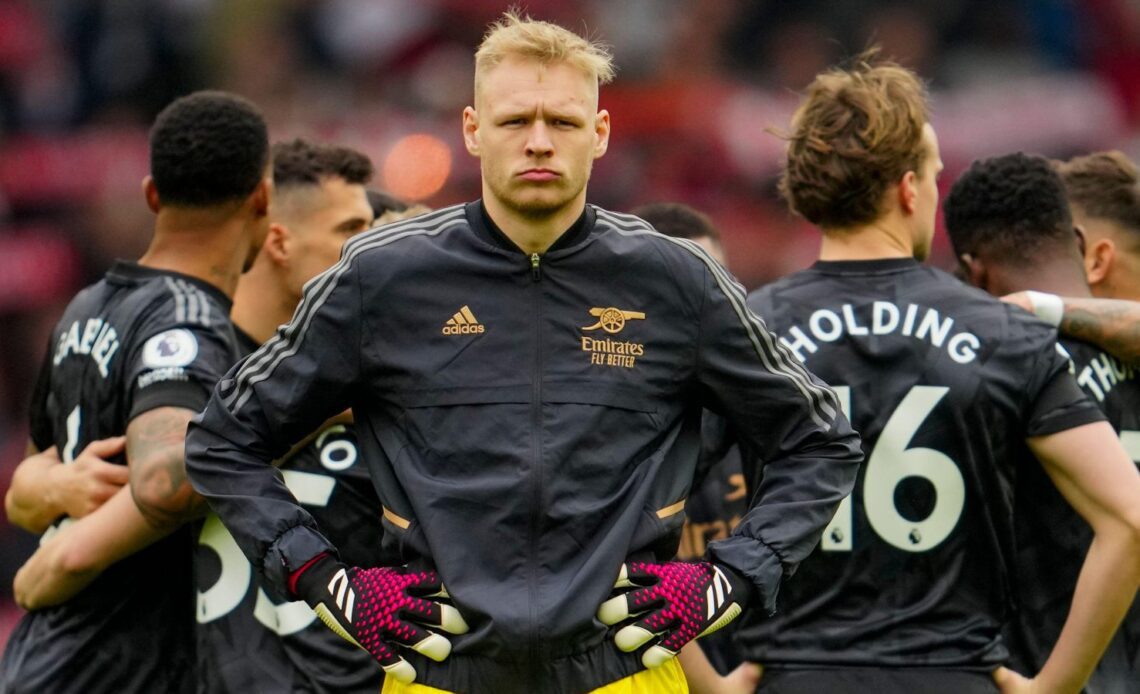 Liverpool v Arsenal - Aaron Ramsdale before a match