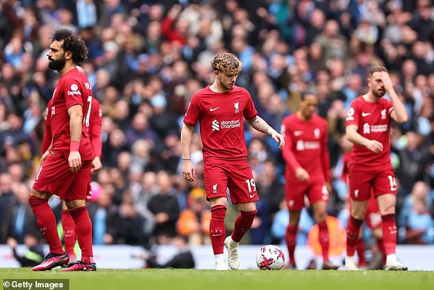 Liverpool's 4-1 thrashing at Manchester City was their third straight defeat in all competitions