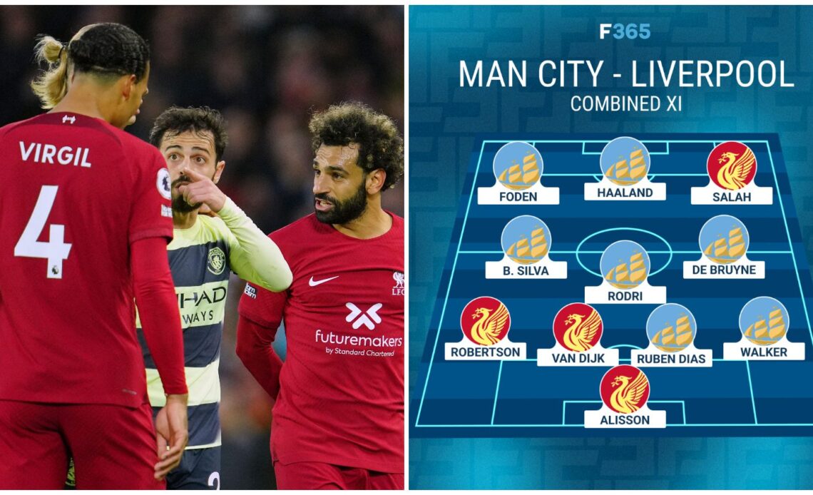 Man City - Liverpool combined XI