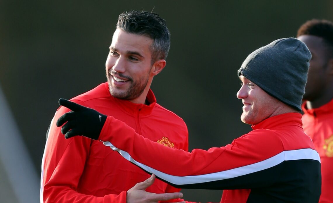 Ex-Manchester United duo Robin van Persie and Wayne Rooney