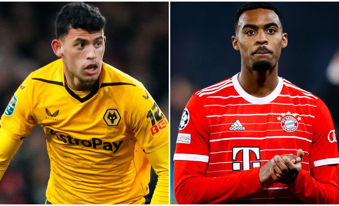 Wolves midfielder Matheus Nunes and Bayern Munich's Ryan Gravenberch are both targets for Liverpool.