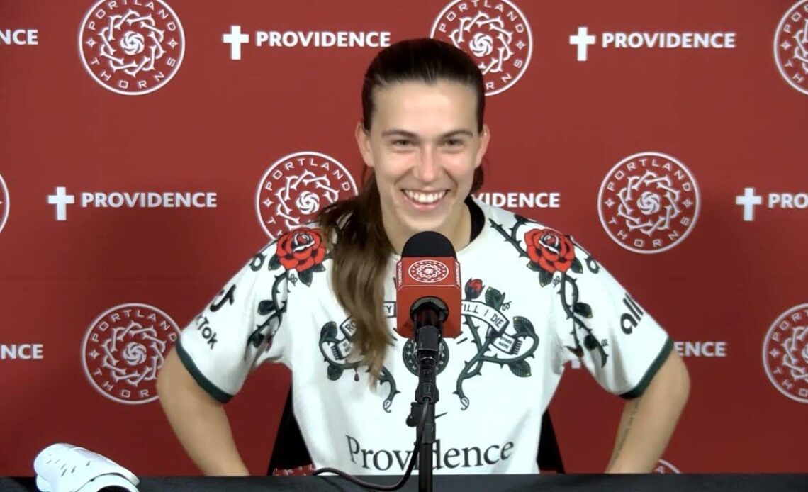 POSTGAME: Mike Norris, Meghan Klingenberg, and Sam Coffey on the draw with Houston  | April 14, 2023