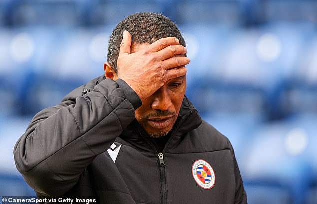 Paul Ince looks an following Reading's late 2-1 defeat at Preston North End on Easter Monday