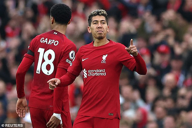 Roberto Firmino is set to leave Liverpool at the end of the season after eight years at Anfield
