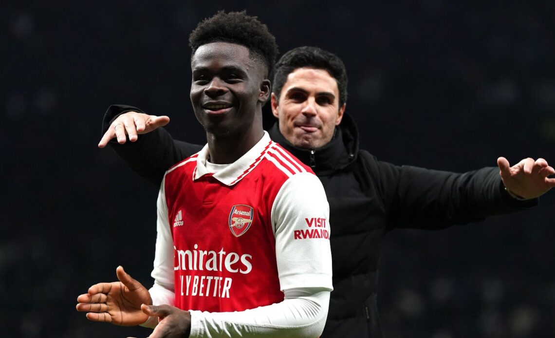 Saka has 'failure in his DNA' and will never win the Premier League under 'bottle job' Arteta at Arsenal
