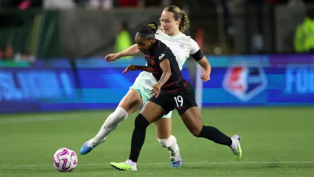 Portland Thorns FC's Crystal Dunn in action