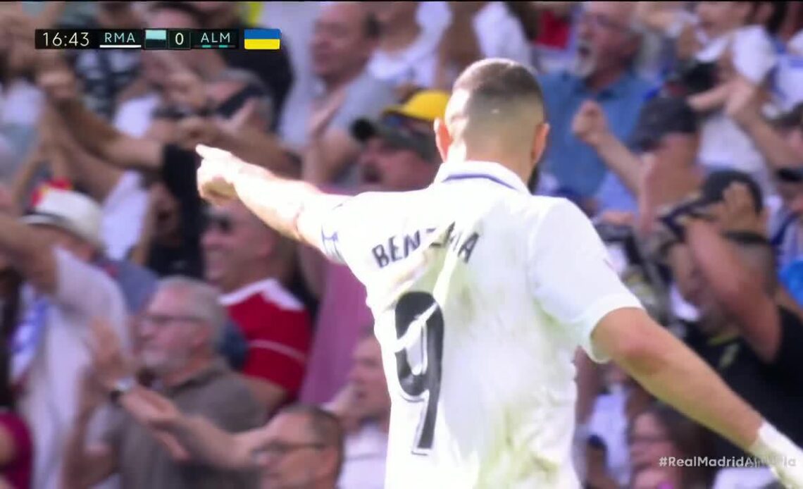 Video: Rodrygo with an insane assist for Benzema who scores his second inside 20 minutes