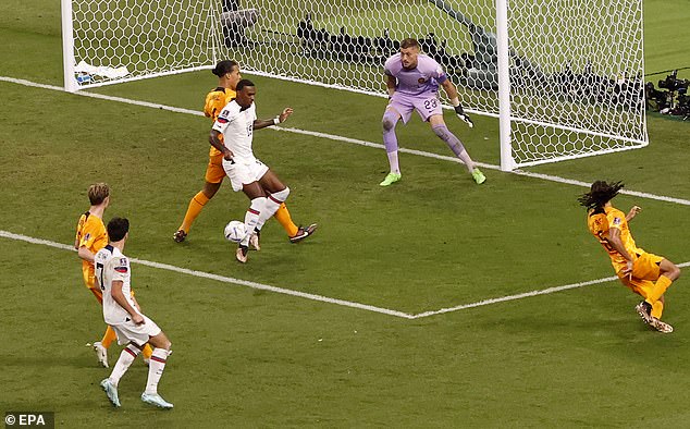 Wright scored the USMNT's goal in their last-16 3-1 defeat by Holland at the World Cup last year