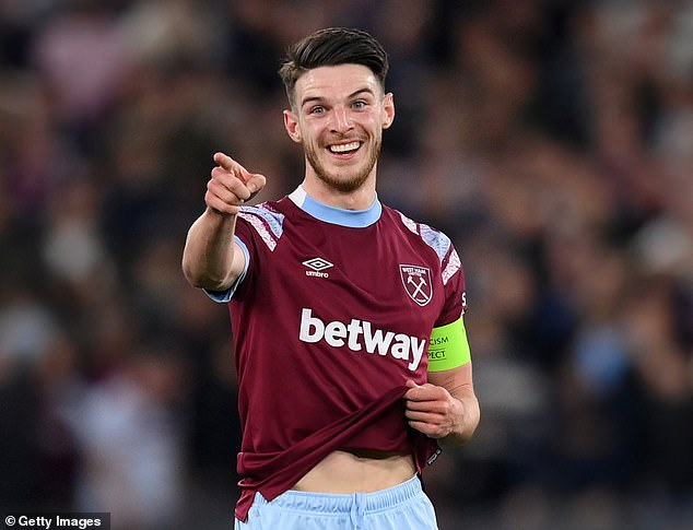 Arsenal are set to open talks with West Ham over a £90million summer swoop for Declan Rice