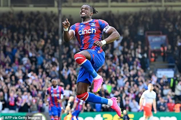Wilfried Zaha is wanted by Chelsea with the Crystal Palace talisman a free agent this summer