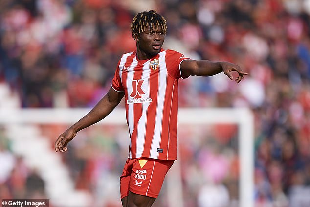 Everton are looking at a bid for Almeria's El Bilal Toure in the summer transfer window
