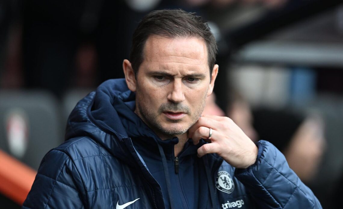 Premier League Football, AFC Bournemouth versus Chelsea; Frank Lampard Manager of Chelsea before kick off